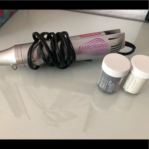 Embossing Heat Tool w/ Embossing Powder